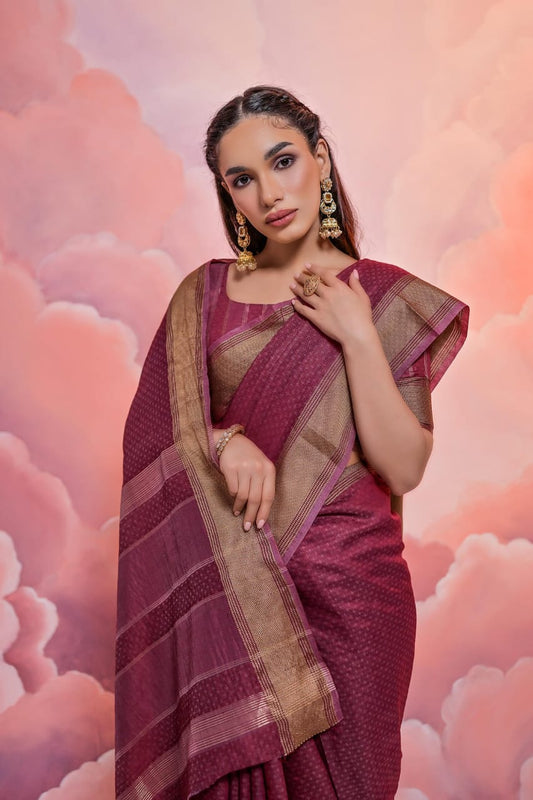 Soft Resham Silk Saree-001