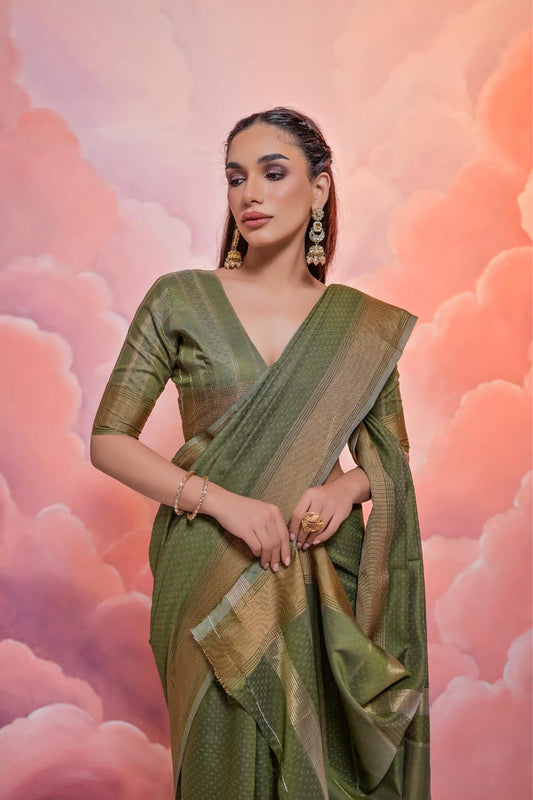 Soft Resham Silk Saree-003