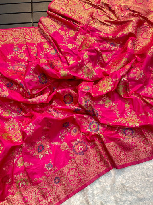 Soft Khadi Georgette Silk Saree-004