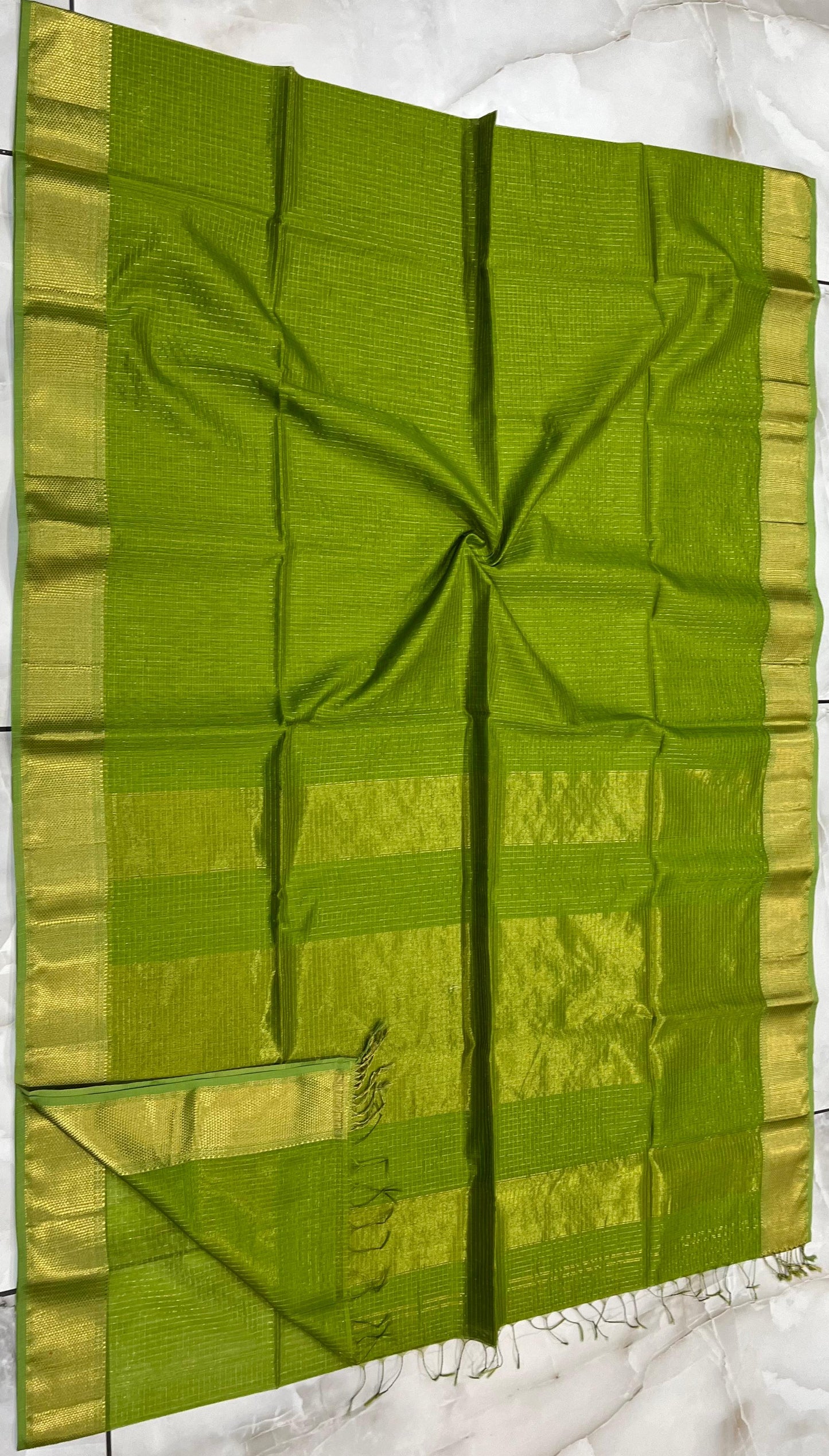 Maheshwari Saree in Handwoven Heritage Weave-058