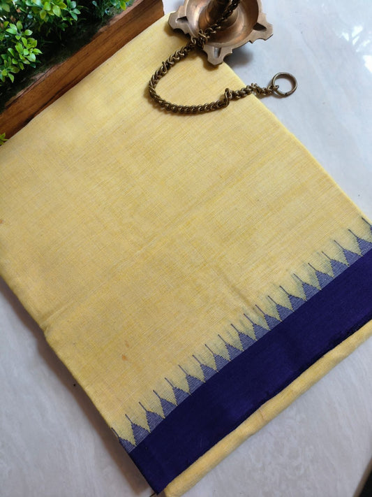 Luxurious Pondoru Handwoven Khadi Drape (Authentic Charka Spun)- 006