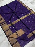 Maheshwari Saree in Handwoven Heritage Weave-017