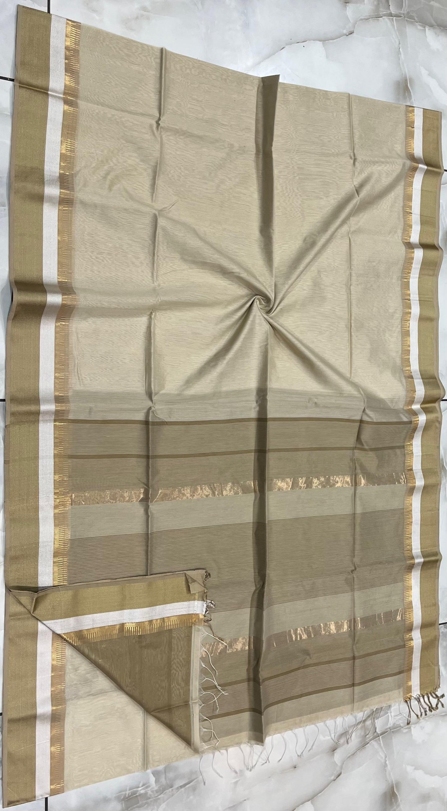 Maheshwari Saree in Handwoven Heritage Weave-056