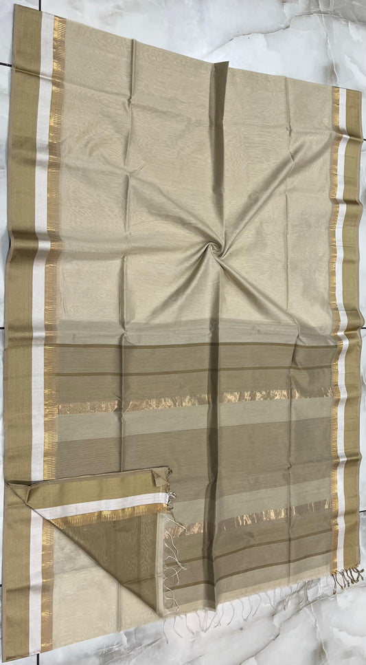 Maheshwari Saree in Handwoven Heritage Weave-056