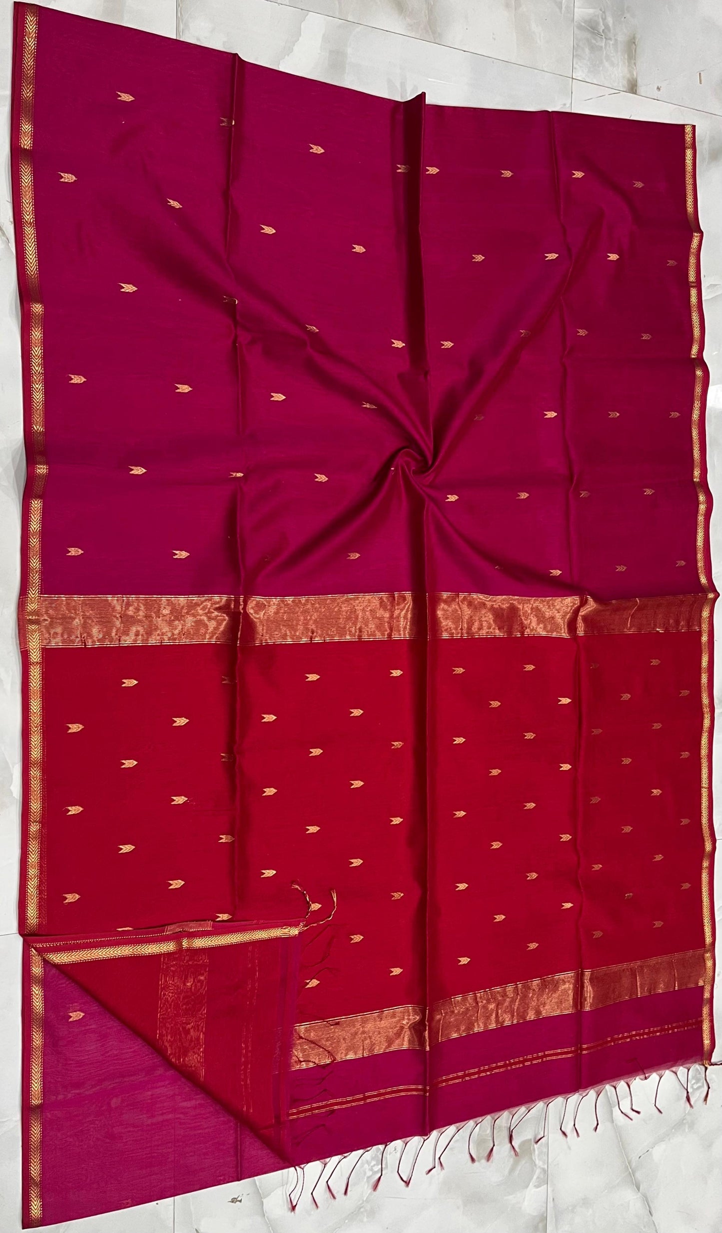 Maheshwari Saree in Handwoven Heritage Weave-009