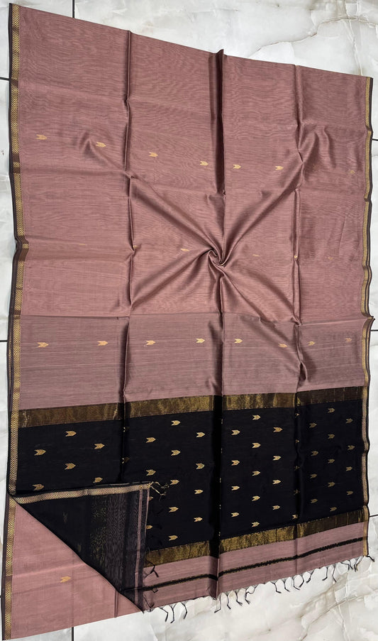 Maheshwari Saree in Handwoven Heritage Weave-032