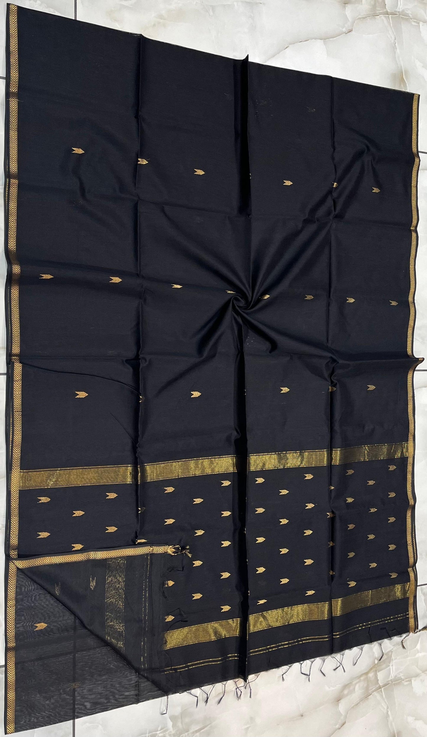 Maheshwari Saree in Handwoven Heritage Weave-054