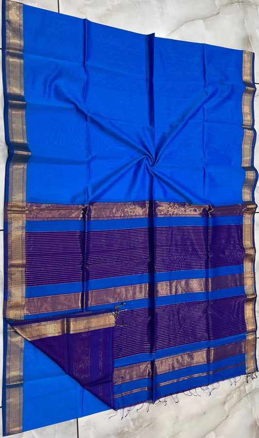 Maheshwari Saree in Handwoven Heritage Weave-037