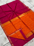 Maheshwari Saree in Handwoven Heritage Weave-005