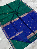 Maheshwari Saree in Handwoven Heritage Weave-057