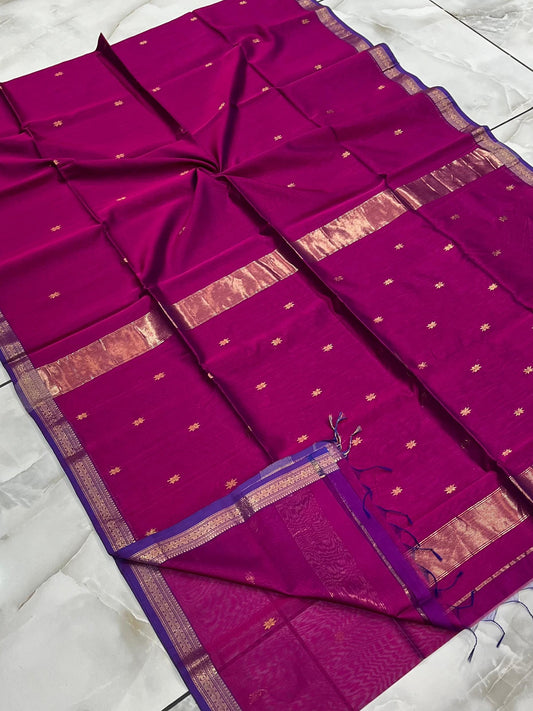 Maheshwari Saree in Handwoven Heritage Weave-003