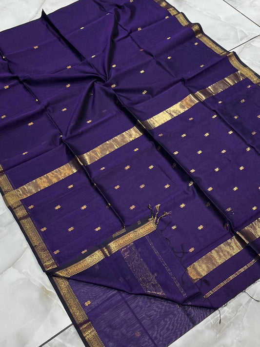Maheshwari Saree in Handwoven Heritage Weave-006