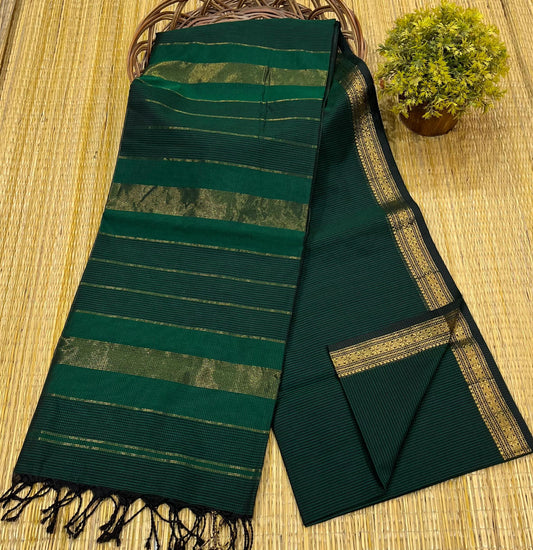Maheshwari Saree in Handwoven Heritage Weave-070