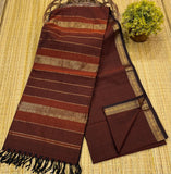 Maheshwari Saree in Handwoven Heritage Weave-071