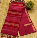 Maheshwari Saree in Handwoven Heritage Weave-076