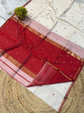 Maheshwari Saree in Handwoven Heritage Weave-148