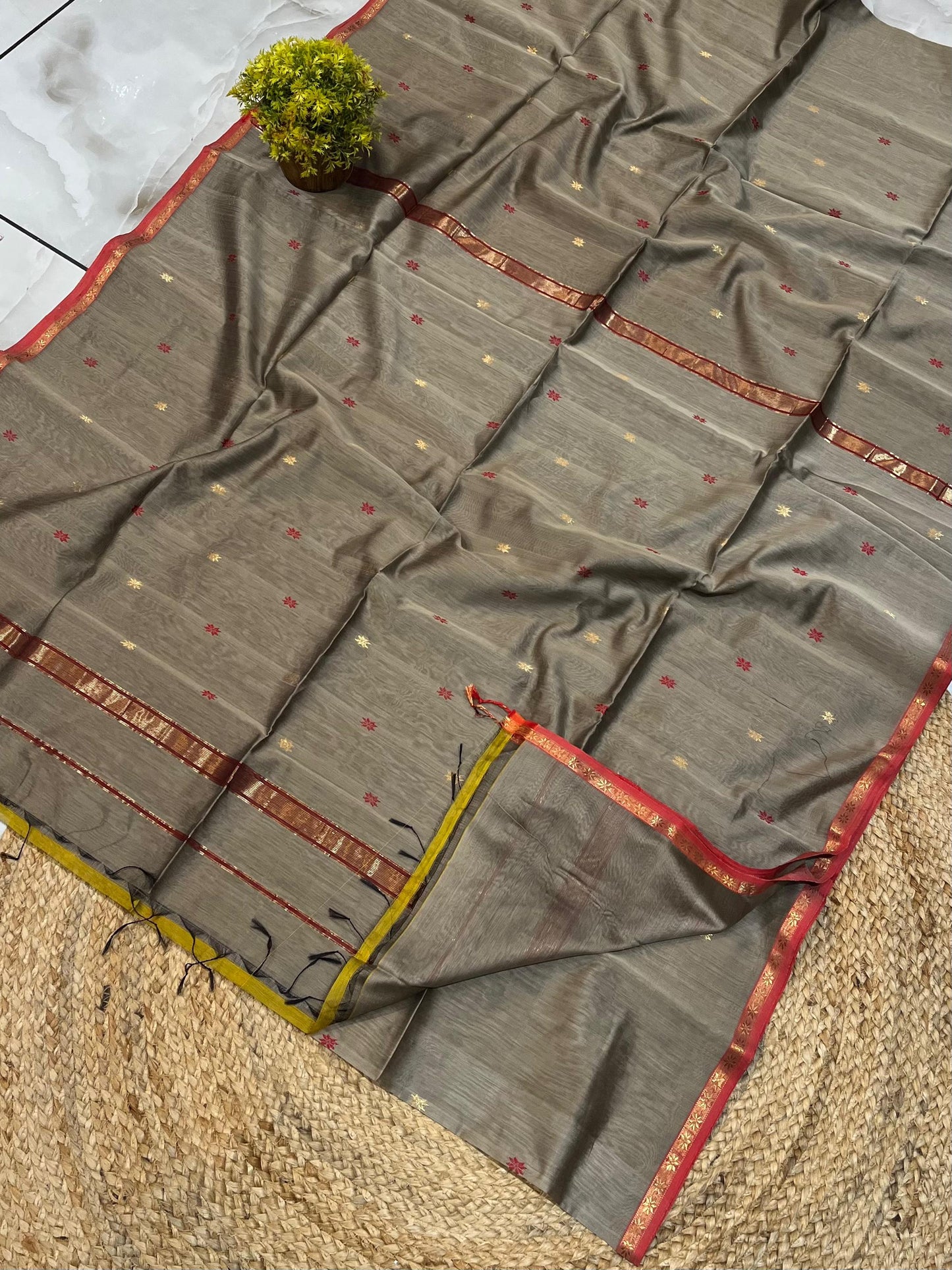 Maheshwari Saree in Handwoven Heritage Weave-141