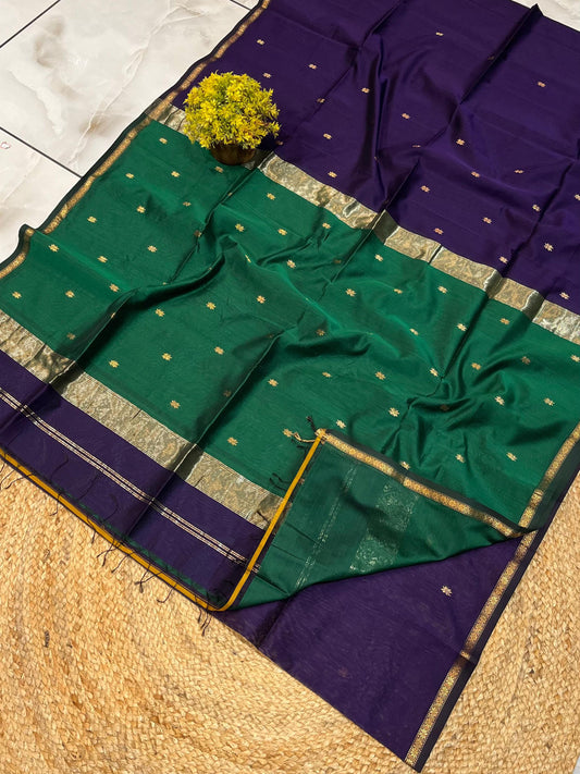 Maheshwari Saree in Handwoven Heritage Weave-145