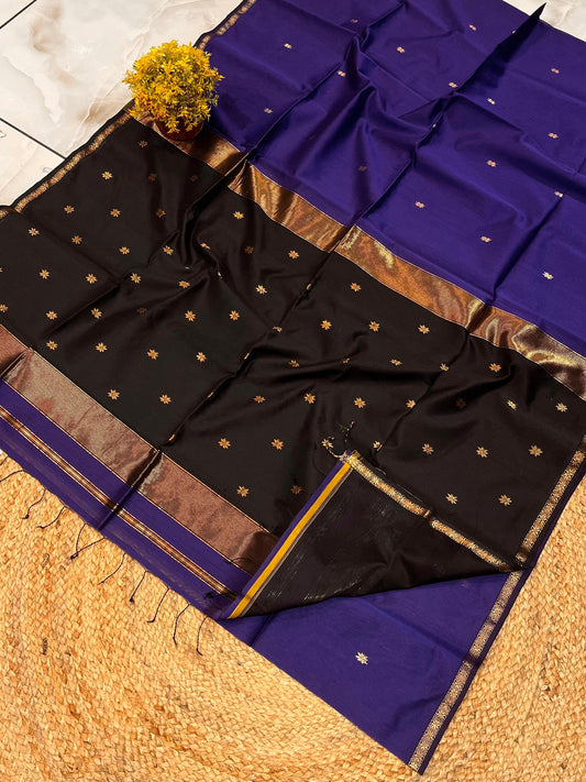 Maheshwari Saree in Handwoven Heritage Weave-135