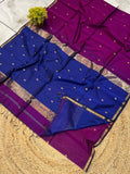 Maheshwari Saree in Handwoven Heritage Weave-134