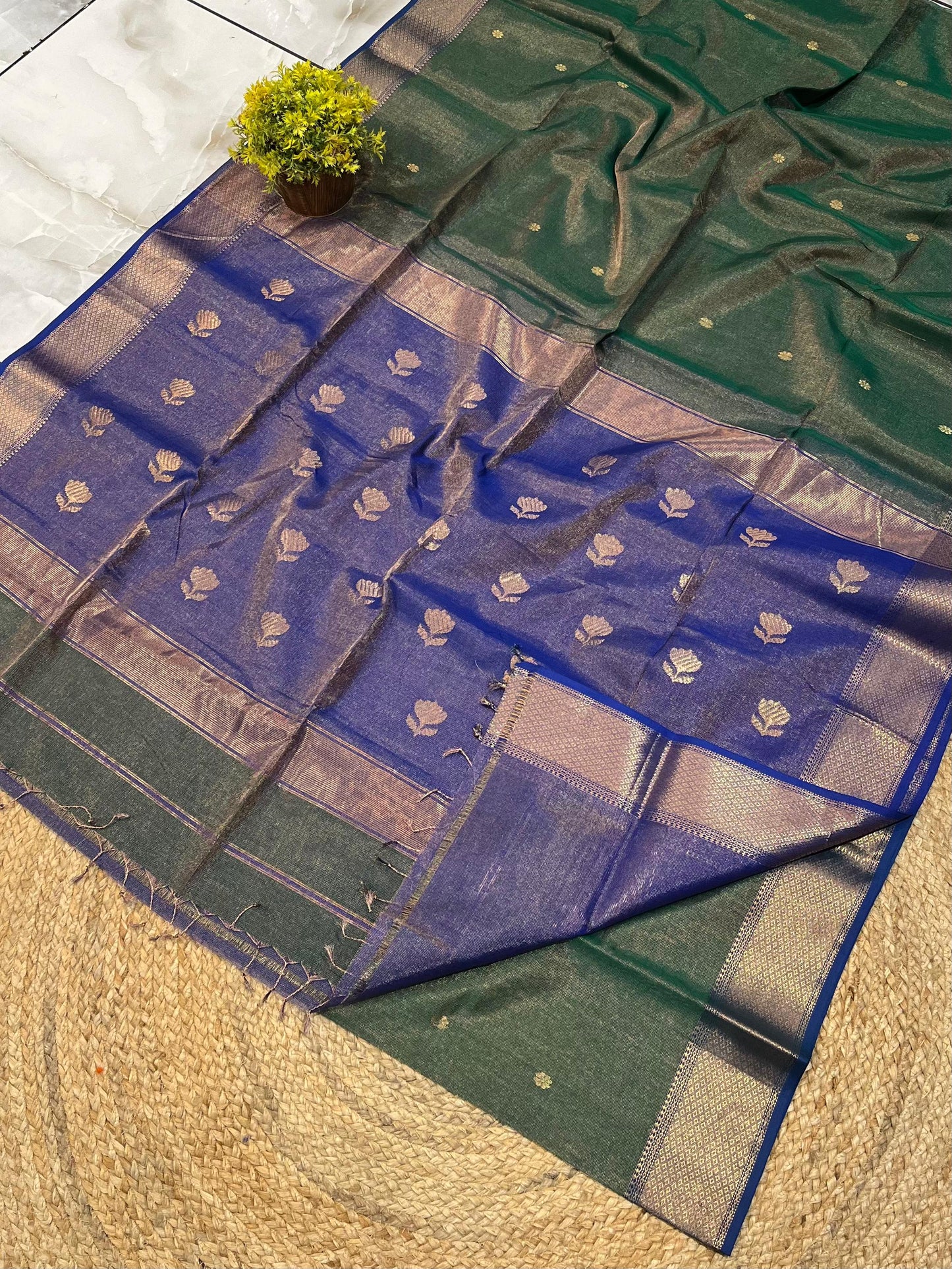 Maheshwari Saree in Handwoven Heritage Weave-124