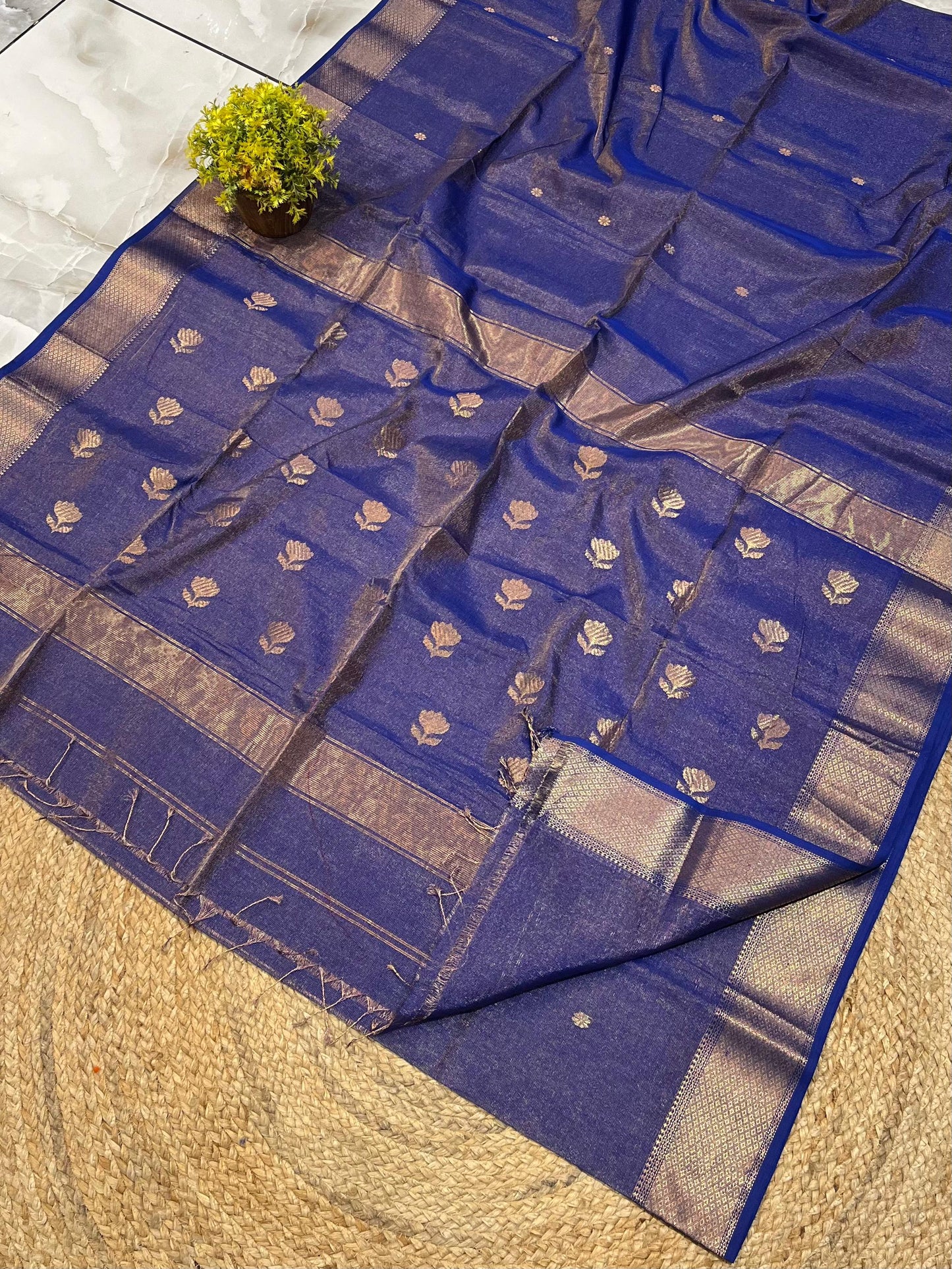 Maheshwari Saree in Handwoven Heritage Weave-123