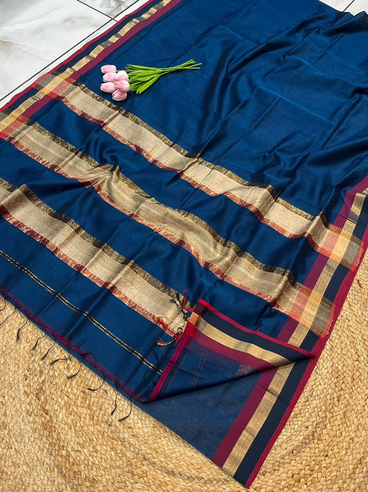 Maheshwari Saree in Handwoven Heritage Weave-171