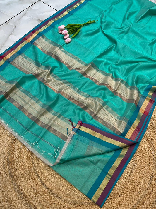 Maheshwari Saree in Handwoven Heritage Weave-214