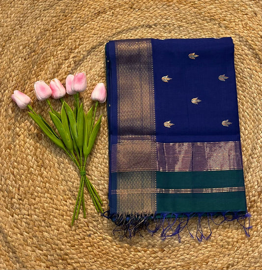 Maheshwari Saree in Handwoven Heritage Weave-217