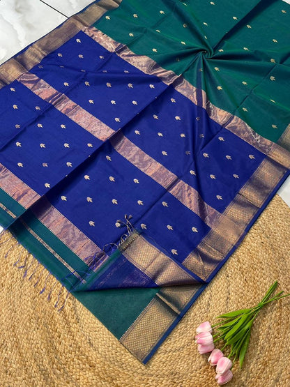 Maheshwari Saree in Handwoven Heritage Weave-217