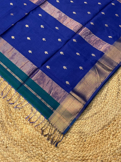 Maheshwari Saree in Handwoven Heritage Weave-217