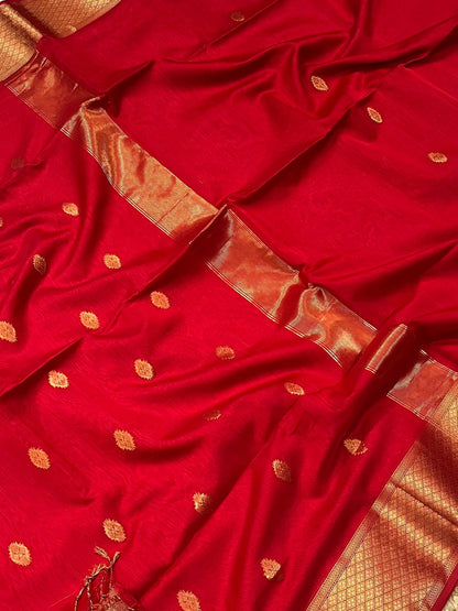 Maheshwari Saree in Handwoven Heritage Weave-213