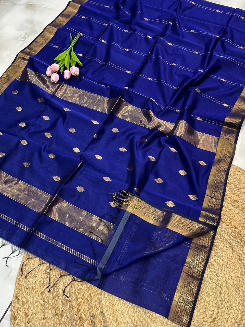 Maheshwari Saree in Handwoven Heritage Weave-276