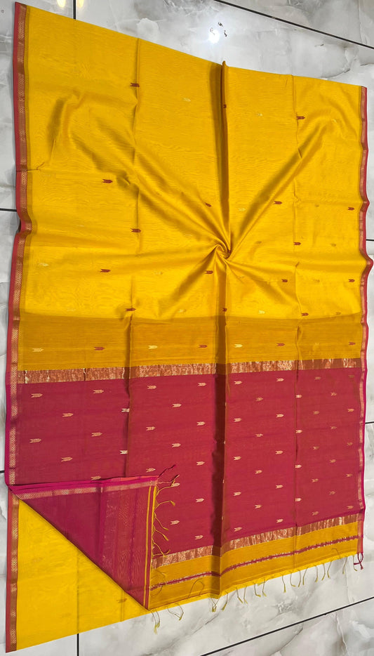 Maheshwari Saree in Handwoven Heritage Weave-260