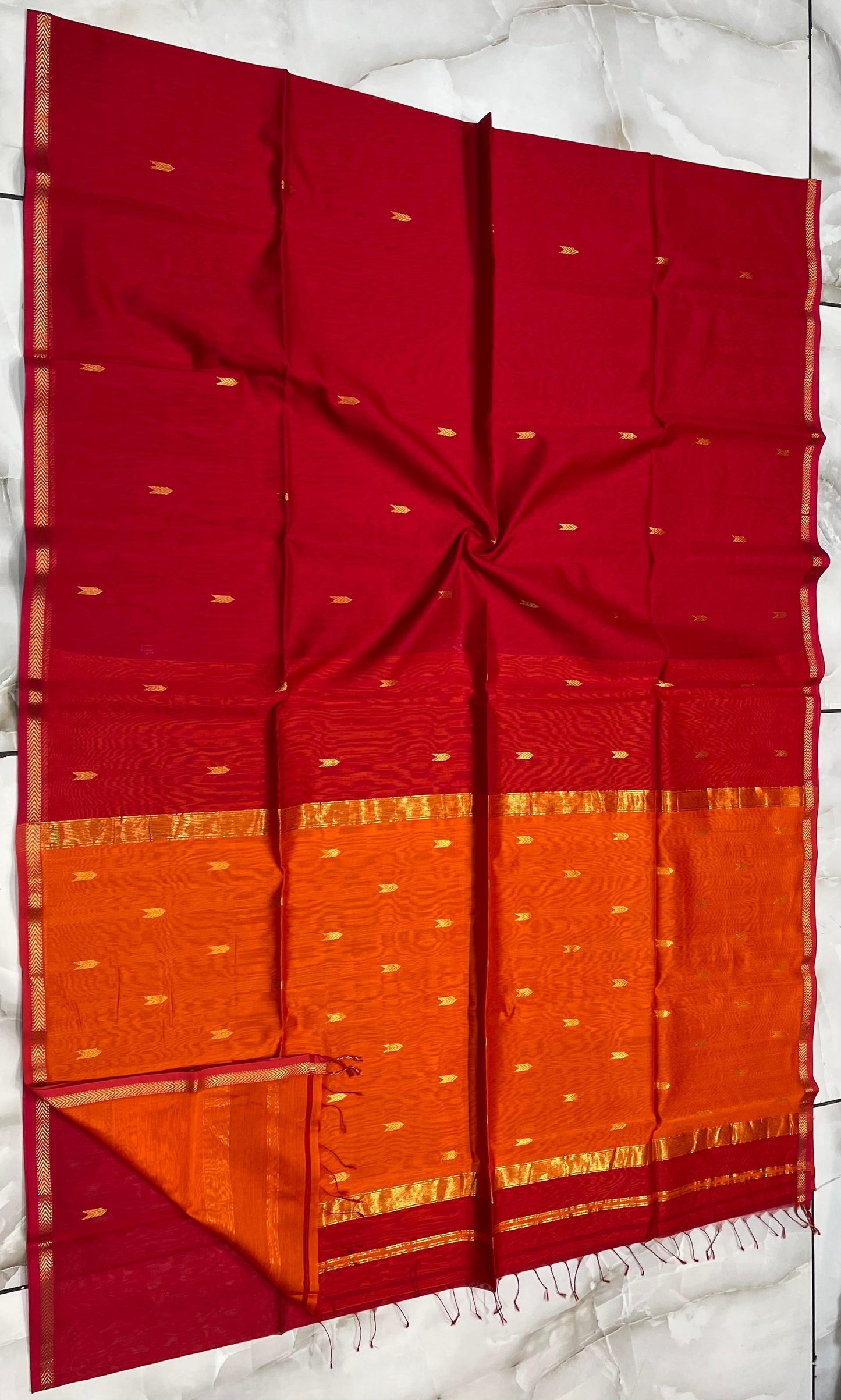 Maheshwari Saree in Handwoven Heritage Weave-258