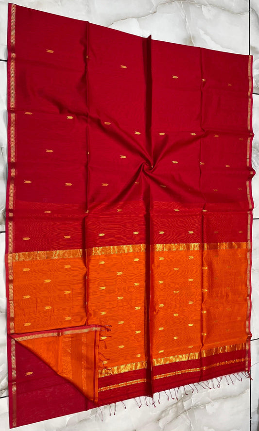Maheshwari Saree in Handwoven Heritage Weave-258