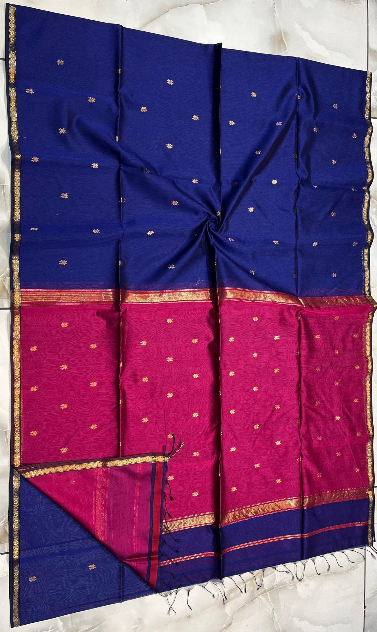 Maheshwari Saree in Handwoven Heritage Weave-246