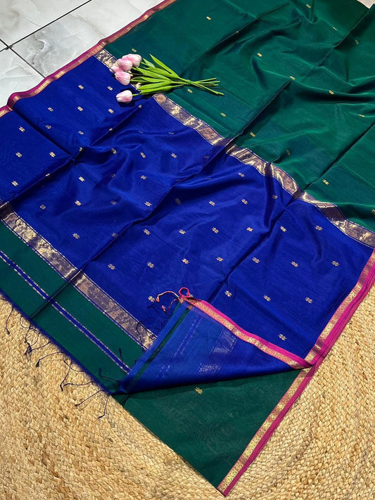 Maheshwari Saree in Handwoven Heritage Weave-274