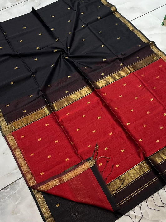 Maheshwari Saree in Handwoven Heritage Weave-282