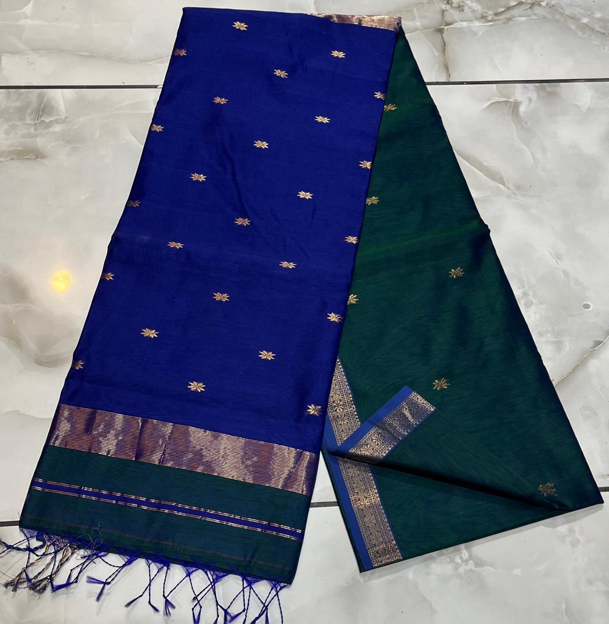 Maheshwari Saree in Handwoven Heritage Weave-283
