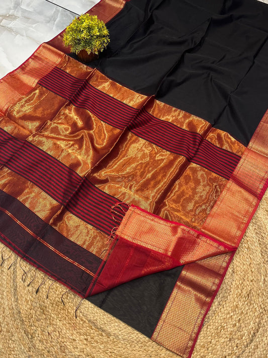 Maheshwari Saree in Handwoven Heritage Weave-235