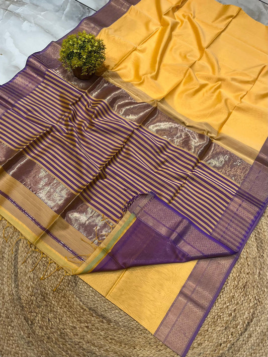 Maheshwari Saree in Handwoven Heritage Weave-245