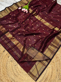 Maheshwari Saree in Handwoven Heritage Weave-233