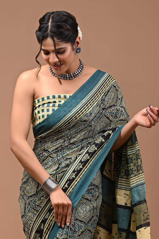 Cotton Mulmul Saree (Product Code - 020)